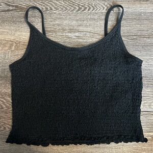Hollister Black Textured Camisole